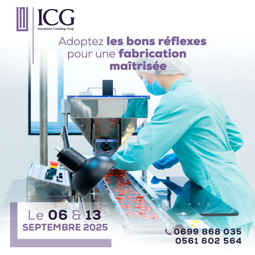 Formation Bonnes Pratiques de Fabrication (BPF)